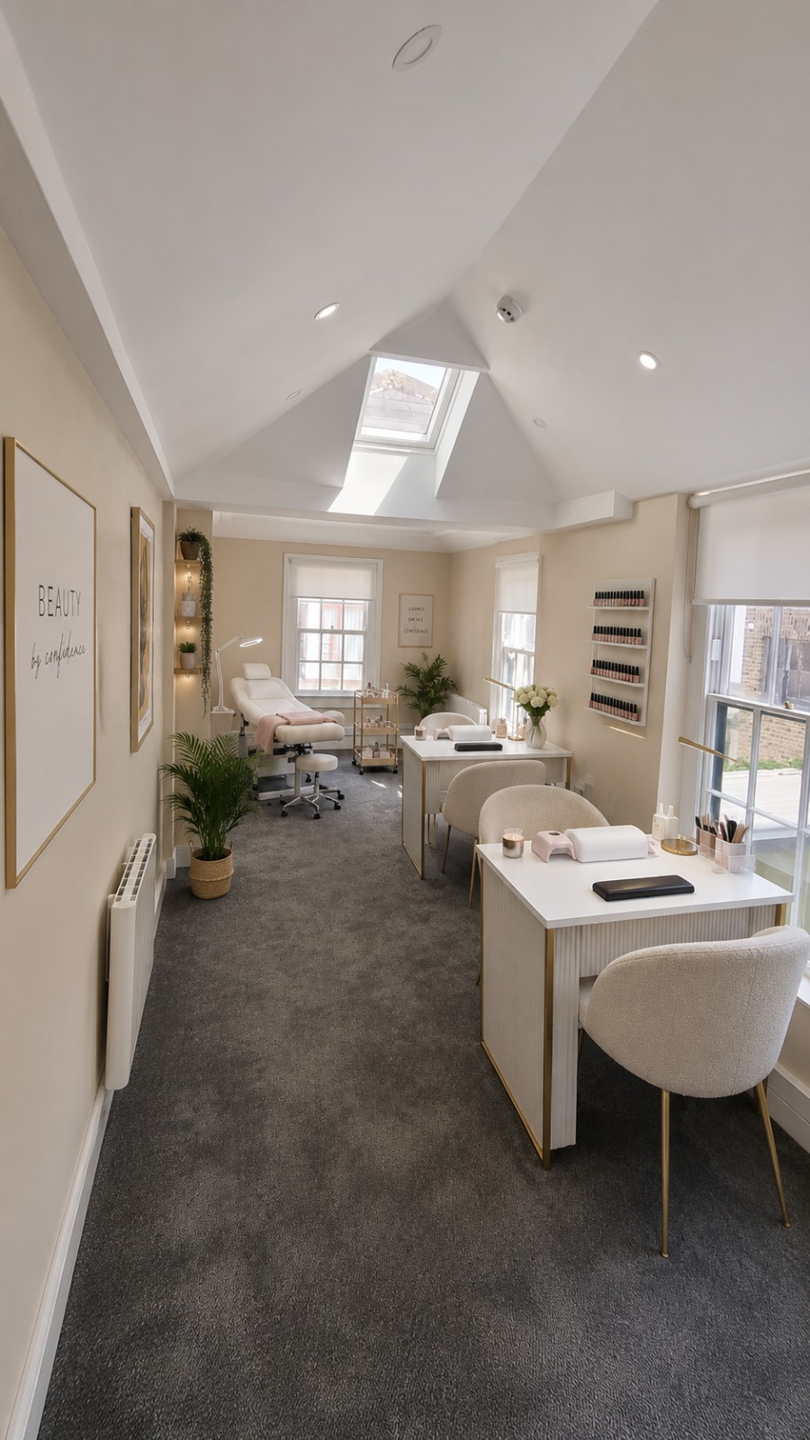 Studio 01 — beauty professional treating a client